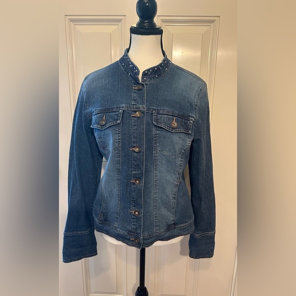Bandolino Jackets & Blazers - Bandolino Indigo Denim Jacket
